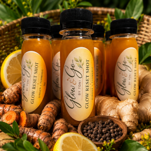 Glow Reset Shot (Turmeric, Ginger, Black Pepper, Lemon)